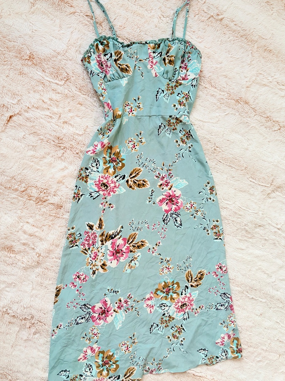 🌸 Vintage Y2K Speechless Fairycore Midi Dress 🌸 Whimsygoth Cottagecore Coquette